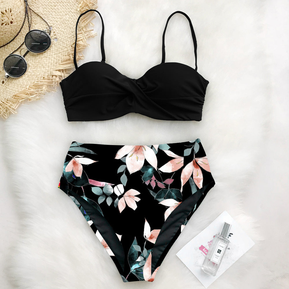 Patterned Bikini Swimsuit