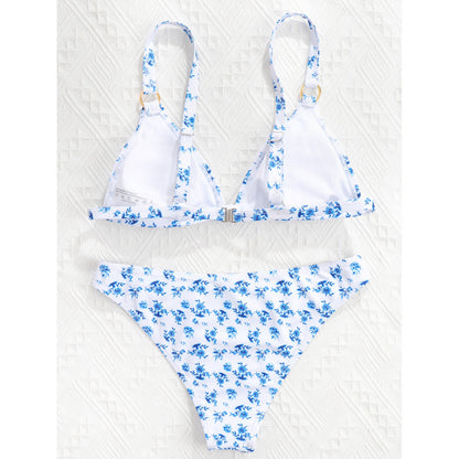 Split Printed Swimwear